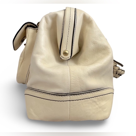 NWT Vintage Coach Daphne Large Satchel Shoulder Bag Vachetta Leather | 3569 - Picture 11 of 14